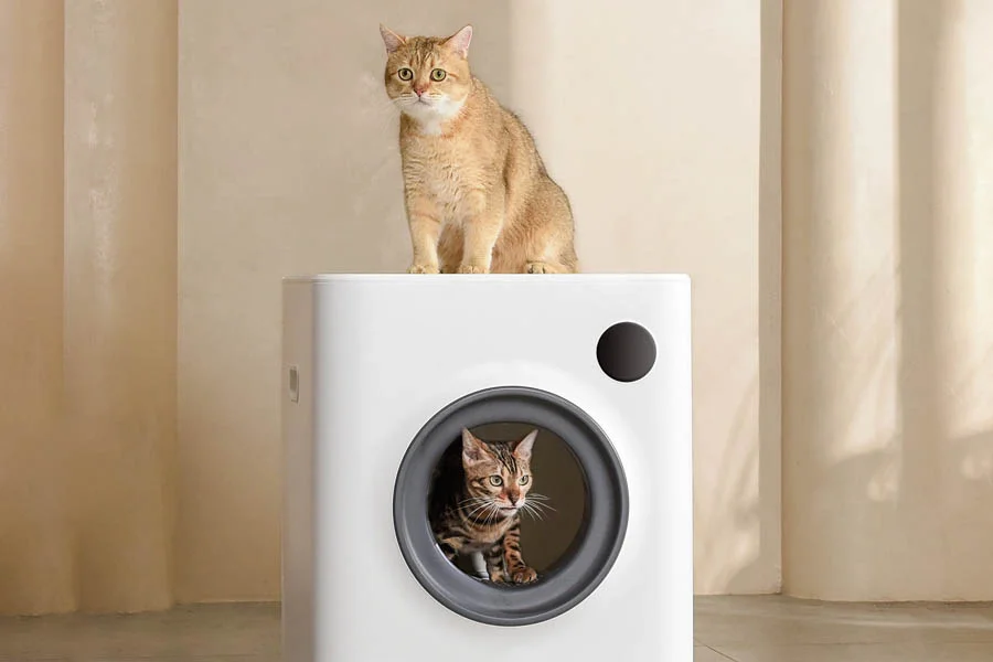 automatic self cleaning litter boxes